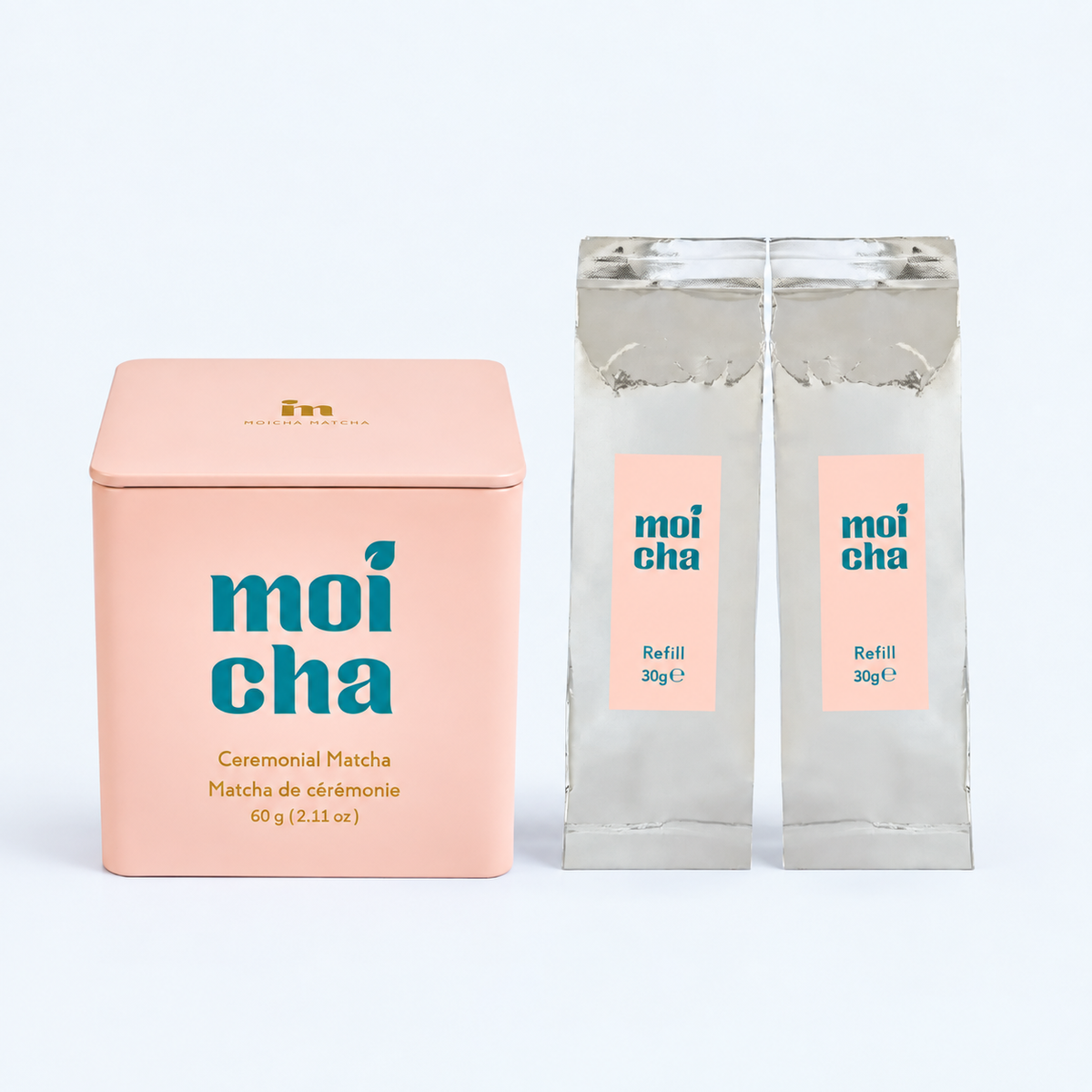 Premium Ceremonial Matcha - 60g Tin Moicha Matcha