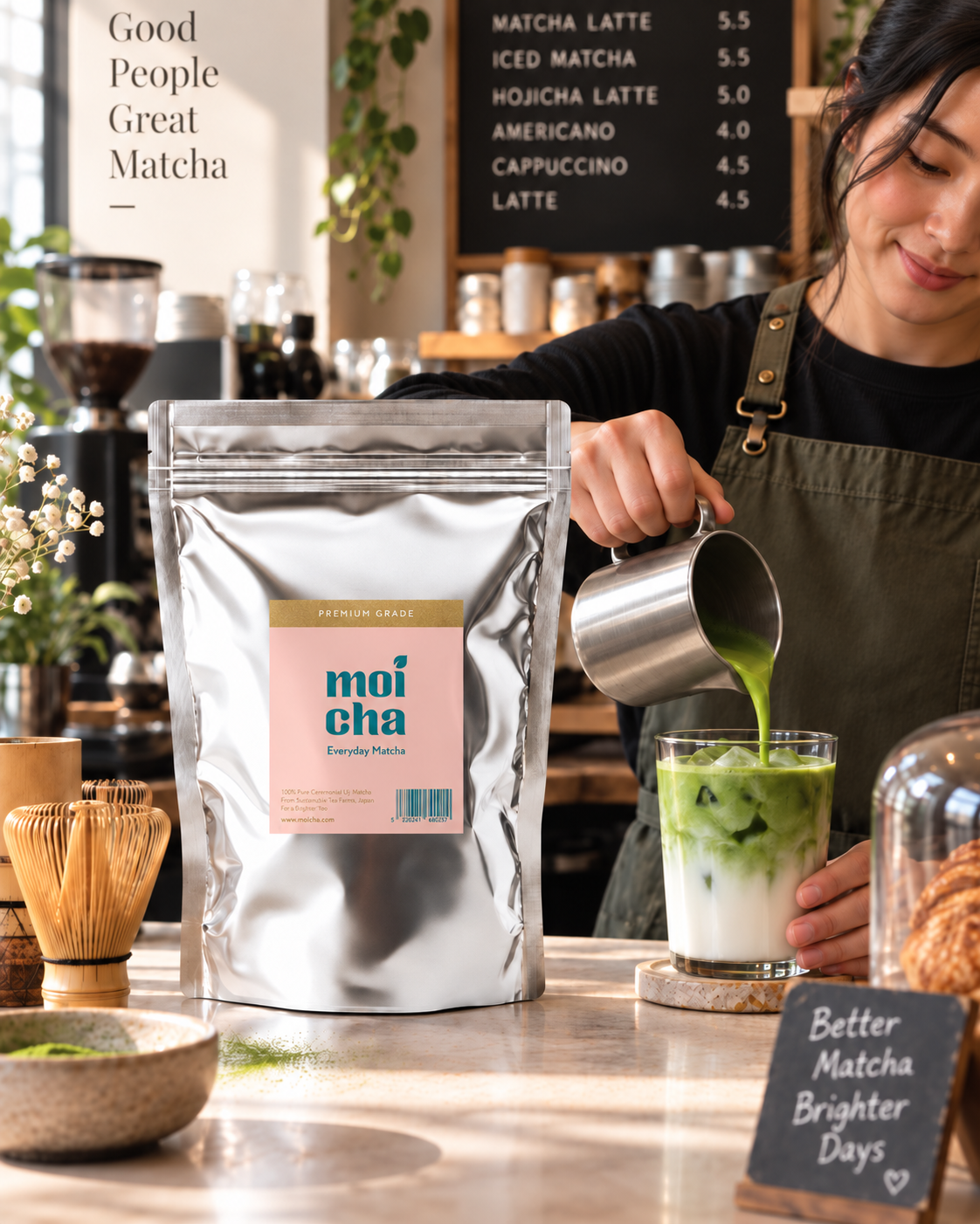 Premium Ceremonial Matcha - 500g Moicha Matcha London