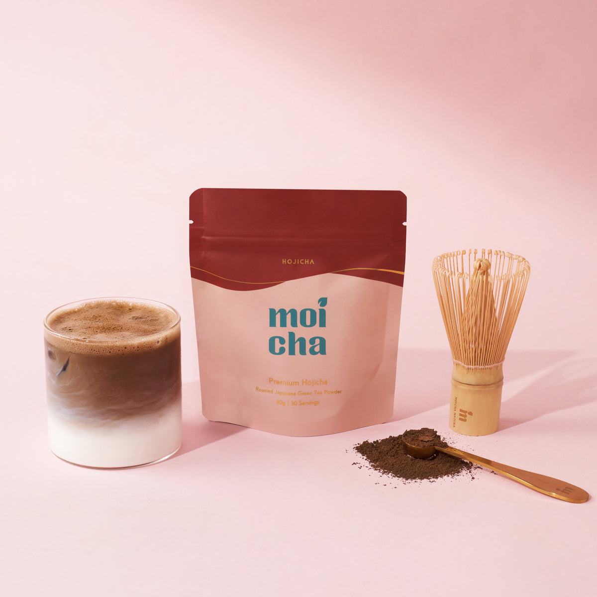 Hojicha — 30g Pouch Moicha Matcha London