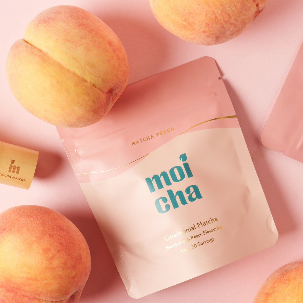 Peach Matcha — 30g Pouch Moicha Matcha London