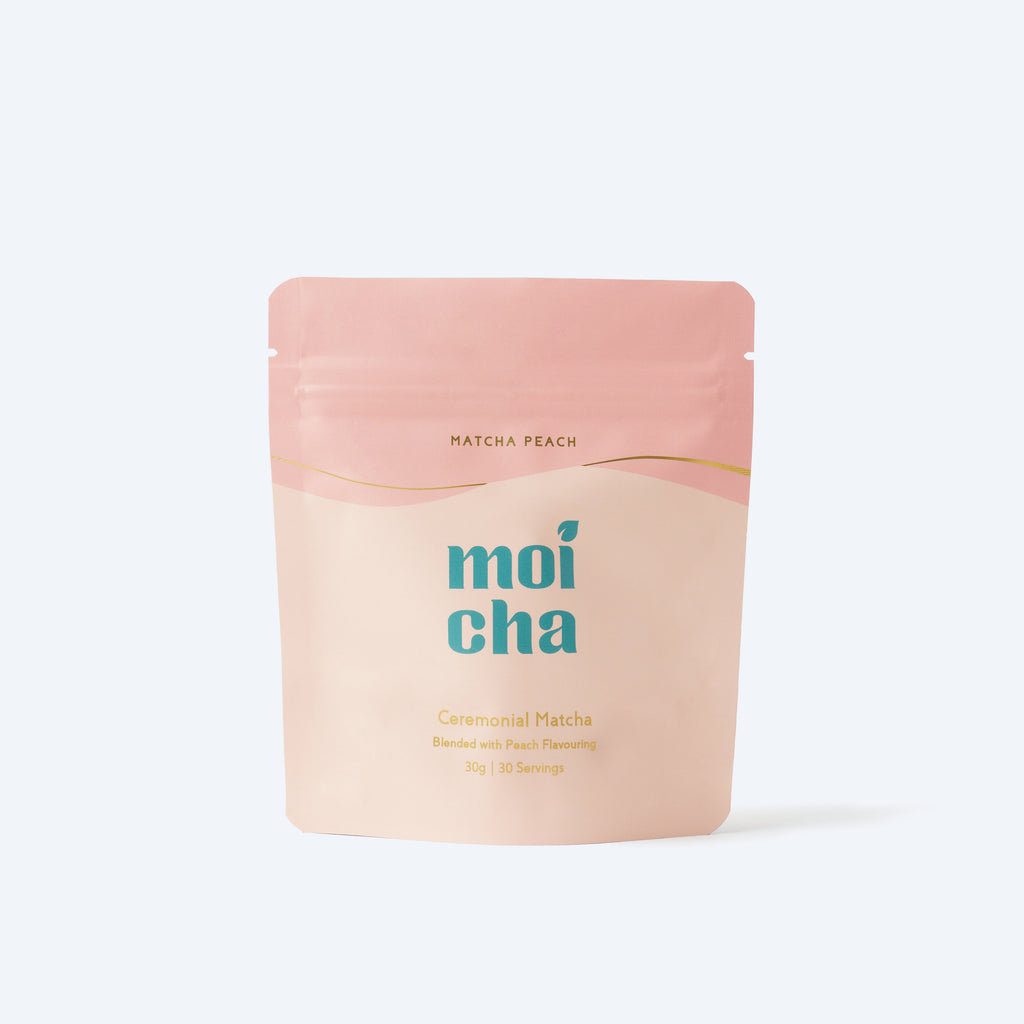 Peach Matcha — 30g Pouch Moicha Matcha London