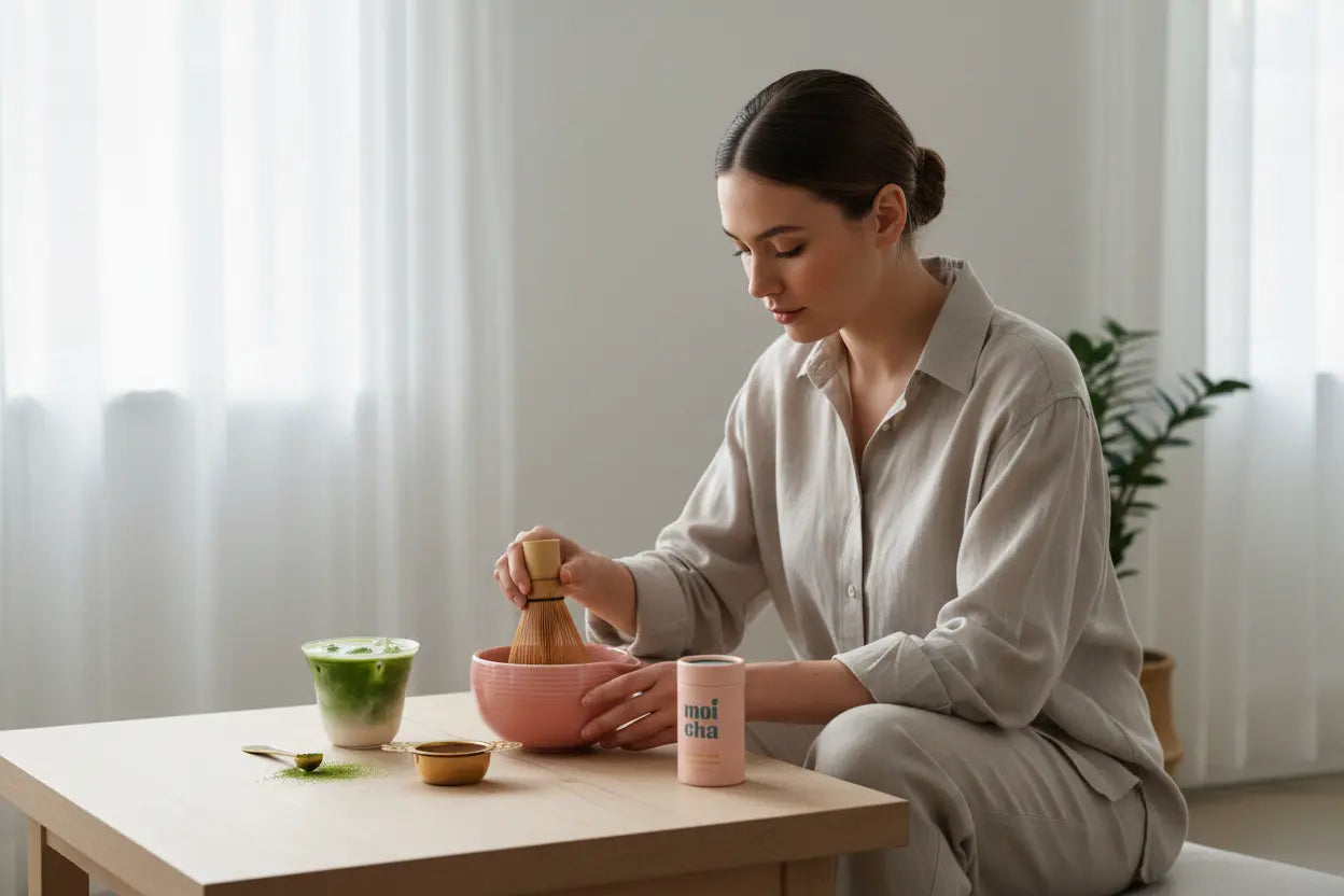 Moicha Ceremonial Set - Three-quarter angle