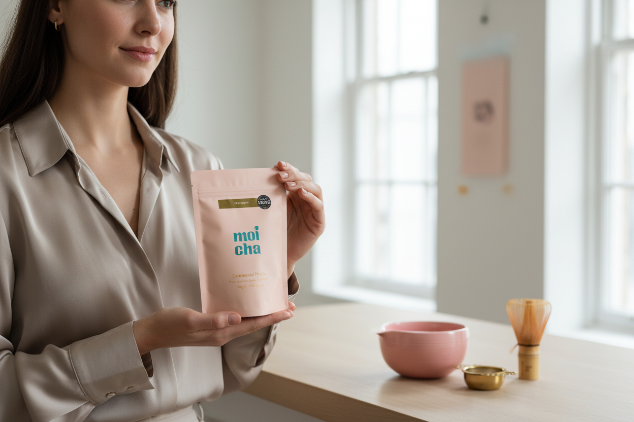 Premium Matcha Lifestyle Shot